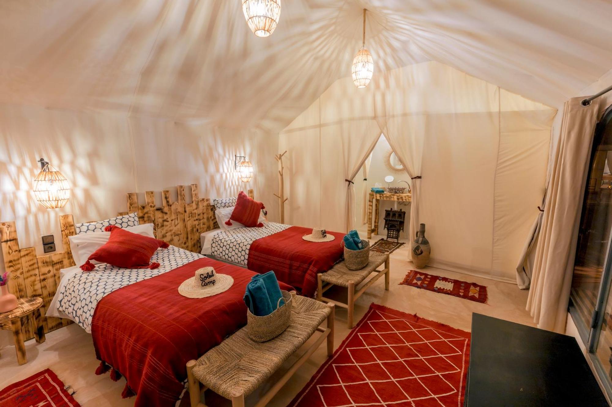 فندق Soleil Camp & Camel Trekking مرزوكة المظهر الخارجي الصورة